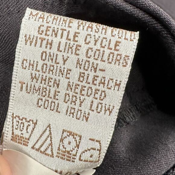 Drapers & Damons Black Stretch Full Length Straight Leg Classic‎ Pants Size 2X - Picture 4 of 7